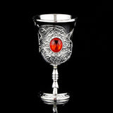 Maxbell Vintage Medieval Goblet Gifts Handcraft Novelty Engraved Reusable Wine Glass