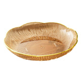 Maxbell Fruit Plate Kitchen Utensils Snack Candy Tray for Christmas Celebration Home S Amber