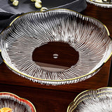 Maxbell Fruit Plate Kitchen Utensils Snack Candy Tray for Christmas Celebration Home S White