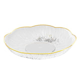 Maxbell Fruit Plate Kitchen Utensils Snack Candy Tray for Christmas Celebration Home S White