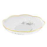 Maxbell Fruit Plate Kitchen Utensils Snack Candy Tray for Christmas Celebration Home L White