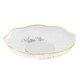 Maxbell Fruit Plate Kitchen Utensils Snack Candy Tray for Christmas Celebration Home L White