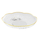 Maxbell Fruit Plate Kitchen Utensils Snack Candy Tray for Christmas Celebration Home L White