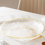 Maxbell Fruit Plate Kitchen Utensils Snack Candy Tray for Christmas Celebration Home L White