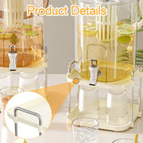 Maxbell Drink Dispenser Stand Cold Water Container Holder for Party Kitchen Tabletop