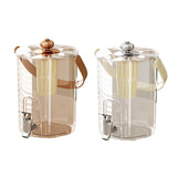 Maxbell Drink Dispenser for Fridge with Spigot Lemonade for Weddings Camping Outdoor Rose Gold