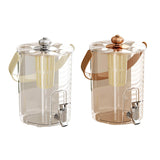 Maxbell Drink Dispenser for Fridge with Spigot Lemonade for Weddings Camping Outdoor Rose Gold