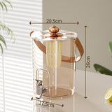 Maxbell Drink Dispenser for Fridge with Spigot Lemonade for Weddings Camping Outdoor Rose Gold