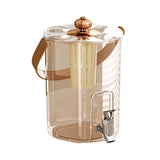 Maxbell Drink Dispenser for Fridge with Spigot Lemonade for Weddings Camping Outdoor Rose Gold