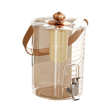 Maxbell Drink Dispenser for Fridge with Spigot Lemonade for Weddings Camping Outdoor Rose Gold