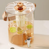 Maxbell Drink Dispenser for Fridge with Spigot Lemonade for Weddings Camping Outdoor Rose Gold