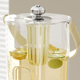 Maxbell Drink Dispenser for Fridge with Spigot Lemonade for Weddings Camping Outdoor Cream White