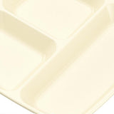 Maxbell 2x Divided Plates Party Supplies Side Dish Trays for Kitchen Fruit Vegetable Clear
