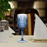 Maxbell Acrylic Wine Goblet Party Supplies Wine Cup for Bar Home Restaurant Blue