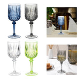 Maxbell Acrylic Wine Goblet Party Supplies Wine Cup for Bar Home Restaurant Blue
