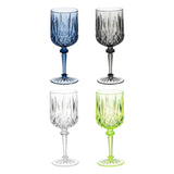 Maxbell Acrylic Wine Goblet Party Supplies Wine Cup for Bar Home Restaurant Blue