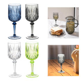 Maxbell Acrylic Wine Goblet Party Supplies Wine Cup for Bar Home Restaurant Blue