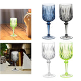 Maxbell Acrylic Wine Goblet Party Supplies Wine Cup for Bar Home Restaurant Blue