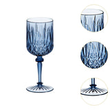 Maxbell Acrylic Wine Goblet Party Supplies Wine Cup for Bar Home Restaurant Blue