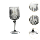 Maxbell Acrylic Wine Goblet Party Supplies Wine Cup for Bar Home Restaurant Gray