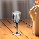 Maxbell Acrylic Wine Goblet Party Supplies Wine Cup for Bar Home Restaurant Gray