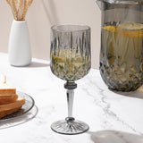 Maxbell Acrylic Wine Goblet Party Supplies Wine Cup for Bar Home Restaurant Gray