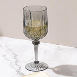 Maxbell Acrylic Wine Goblet Party Supplies Wine Cup for Bar Home Restaurant Gray