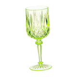 Maxbell Acrylic Wine Goblet Party Supplies Wine Cup for Bar Home Restaurant Green