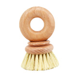 Maxbell Kitchen Dish Brush Wooden Home Dish Scrub Brush for Sink Cleaning Plate Dish 10x6x2cm