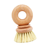 Maxbell Kitchen Dish Brush Wooden Home Dish Scrub Brush for Sink Cleaning Plate Dish 10x6x2cm