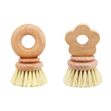 Maxbell Kitchen Dish Brush Wooden Home Dish Scrub Brush for Sink Cleaning Plate Dish 10x6x2cm