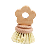 Maxbell Kitchen Dish Brush Wooden Home Dish Scrub Brush for Sink Cleaning Plate Dish 9.5x6x1.5cm