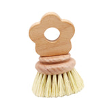 Maxbell Kitchen Dish Brush Wooden Home Dish Scrub Brush for Sink Cleaning Plate Dish 9.5x6x1.5cm