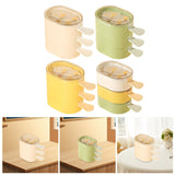 Maxbell 3Pcs Ice Lolly Stick Moulds Stackable Ice Pop Moulds for Home Dessert Family White