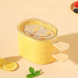 Maxbell 3Pcs Ice Lolly Stick Moulds Stackable Ice Pop Moulds for Home Dessert Family White