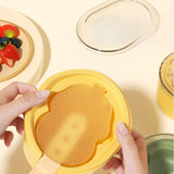 Maxbell 3Pcs Ice Lolly Stick Moulds Stackable Ice Pop Moulds for Home Dessert Family White