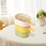 Maxbell 3Pcs Ice Lolly Stick Moulds Stackable Ice Pop Moulds for Home Dessert Family Mixed Colors