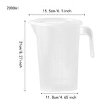 Maxbell Measuring Jug PP Kitchen Large with Scale Container for Cooking