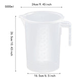 Maxbell Measuring Jug PP Kitchen Large with Scale Container for Cooking
