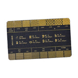 Maxbell Coffee Reference Card Sturdy Ground Measuring Ruler for Coffee Shop Bar Home