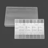 Maxbell Coffee Reference Card Coffee Ground Measuring Ruler for Home Coffee Shop Bar