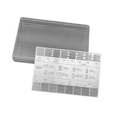 Maxbell Coffee Reference Card Coffee Ground Measuring Ruler for Home Coffee Shop Bar