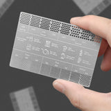 Maxbell Coffee Reference Card Coffee Ground Measuring Ruler for Home Coffee Shop Bar
