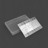 Maxbell Coffee Reference Card Coffee Ground Measuring Ruler for Home Coffee Shop Bar