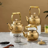 Maxbell Stainless Steel Teapot Water Kettle with Lid with Lifting Handle with Filter
