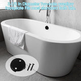 Maxbell Bathtub Overflow Drain Cover Bathtub Drain Replacement Kit for Sink Bathroom
