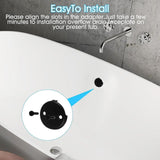 Maxbell Bathtub Overflow Drain Cover Bathtub Drain Replacement Kit for Sink Bathroom