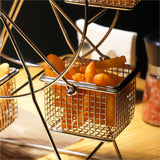 Maxbell Snack Stand Serving Dishes Fruit Bowl Dessert Carrier for Fruit Snacks Party