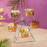 Maxbell Snack Stand Serving Dishes Fruit Bowl Dessert Carrier for Fruit Snacks Party