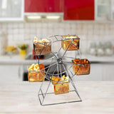 Maxbell Snack Stand Serving Dishes Fruit Bowl Dessert Carrier for Fruit Snacks Party